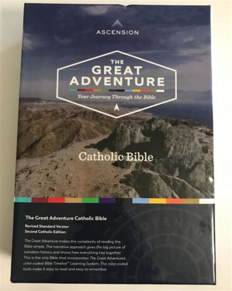 The Great Adventure Catholic Bible By Jeff Cavins 2018 Leather For