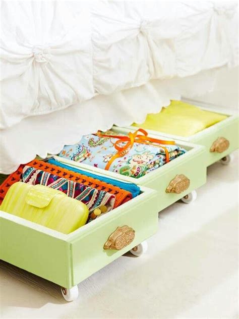 Creative Under Bed Storage Ideas For Bedroom