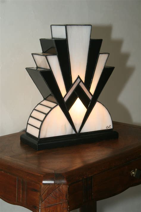 Art Deco Stained Glass Tiffany Lamp 1922 Bng 30 Cm