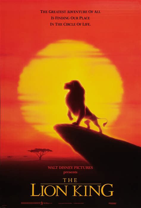 The Lion King 1994 Poster Disney Foto 43342008 Fanpop