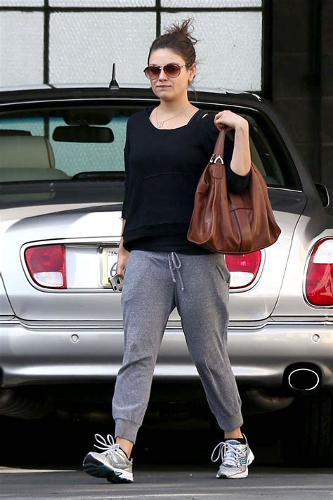 Mila Kunis Street Style Out And About January 2014