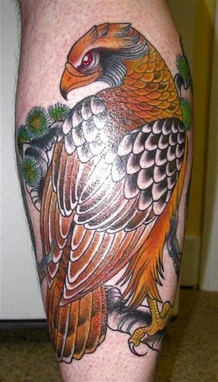Tattoo Hawk Tattoo Red Bird Tattoos Small Chest Tattoos
