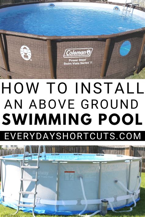 How To Set Up A Bestway Power Steel Frame Pool Everyday Shortcuts