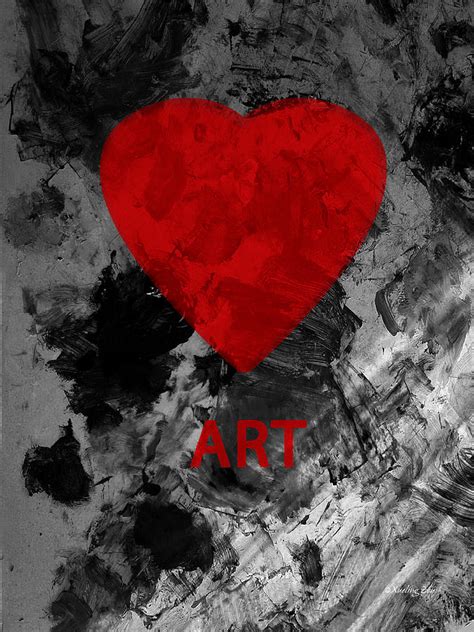 Love Art 1 Mixed Media By Xueling Zou Fine Art America