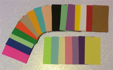 400 Ct Assorted Blank Business Cards 35 X 2 Multi Flash Cards Note
