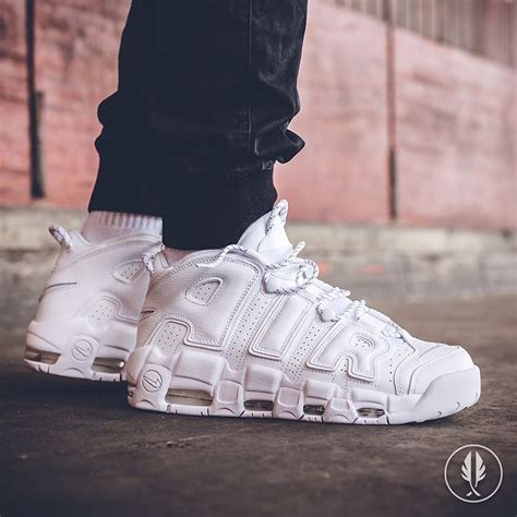 Nike Air Uptempo White Sneakers N Stuff Sneakers For Sale Sneakers