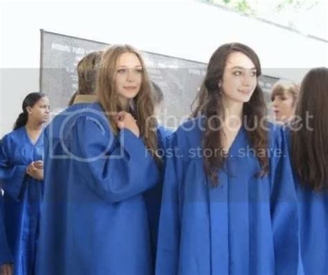 Elizabeth Olsen High School Graduation
