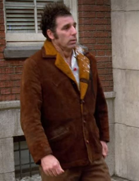Cosmo Kramer Seinfeld S09 Jacket With Shearling Collar