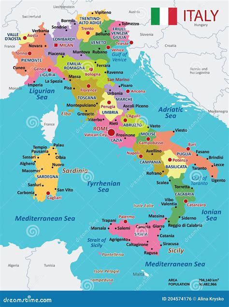 Italy Map Cities