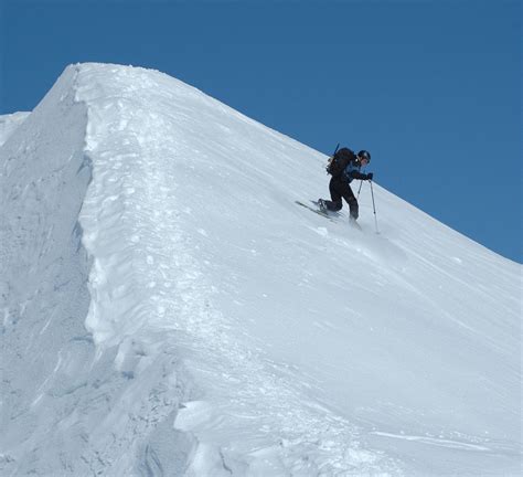 First Ski Descent From The Highest Peak North Of The Arctic Circle