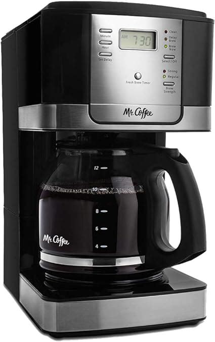 Mr Coffee Jwx27 Cafetera Programable De 12 Tazas Plateado Y Negro