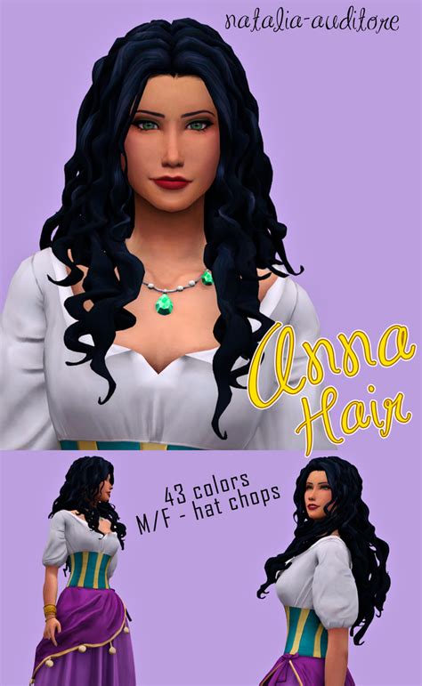 Lisa Side Hair Natalia Auditore On Patreon Sims 4 Sims Sims 4 Vrogue