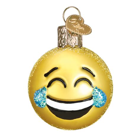 Mini Emoji Ornament Set Christmas Ornaments