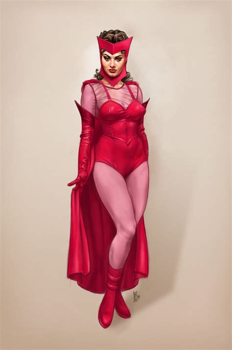 Classy Female Superhero Pin Up Art By Stephen Langmead GeekTyrant