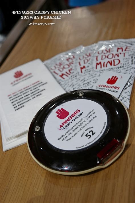 Lg2.127, sunway pyramid shopping mall 4Fingers Crispy Chicken @ Sunway Pyramid « Home is where ...