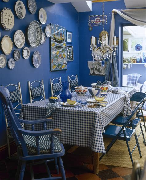 Available in a variety of shades from chic pastel blue to rich royal blue, you're bound to find the perfect shade for you. Blue Country Dining Room - Dining Room Decorating Ideas ...