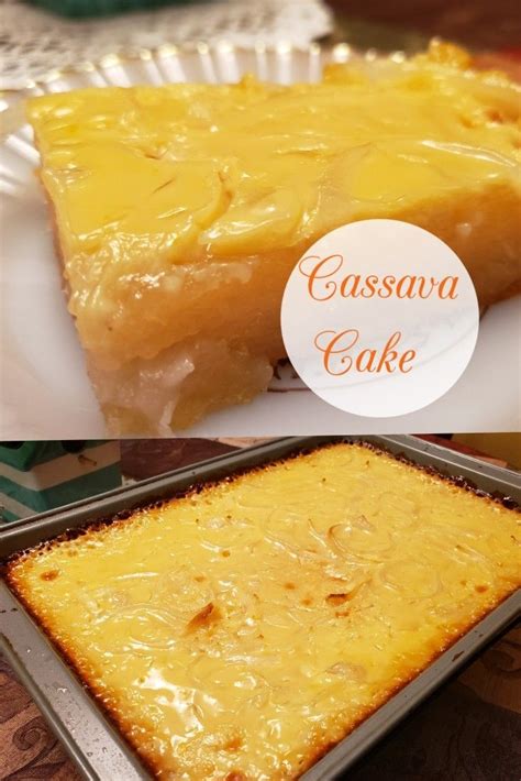 Delicious Filipino Dessert Cassava Cake