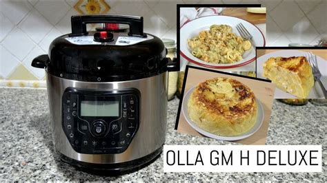Si compras solamente la olla gm g deluxe podrás cocinar muchísimas recetas pero si buscas comprar una olla programable completa con la cual no tengas que cocinar en otros sitios como en el horno o te gusta cocinar de forma tradicional, te recomendamos el pack. ¡Nueva OLLA GM H DELUXE! Cocinamos dos recetas con ella ...
