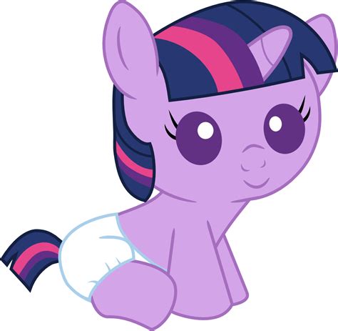 Baby Twilight Sparkle Without Pacifier By Mslash67 Production On