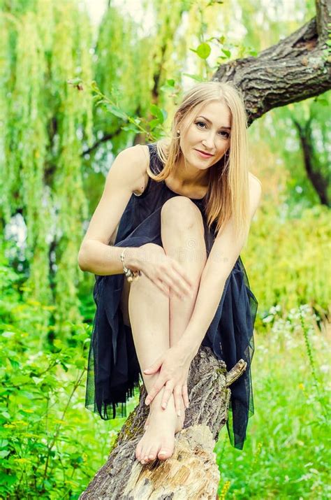 Beautiful Blonde Outdoors Stock Image Image Of Blonde 139112083