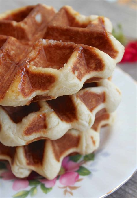 Liege Waffles Traditional Belgian Waffle Recipe A Day Trip To Bruges Christina S Cucina