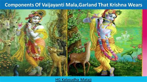 Components Of Vaijayanti Malagarland That Krishna Wears By Hg