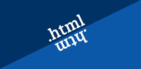 What Is The Difference Between Htm And Html Files