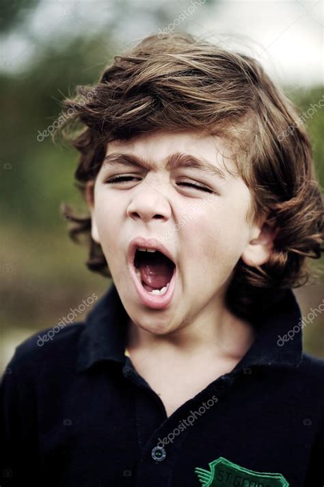 Little Boy Yawning Stock Photo By ©diplomedia 43936971