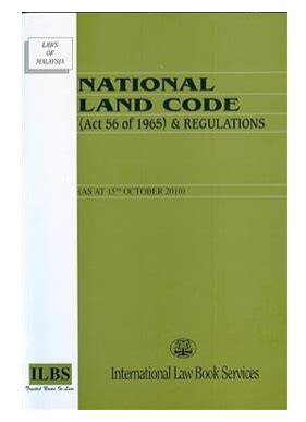 The national land code (malay: Land Law by Christopher Chan