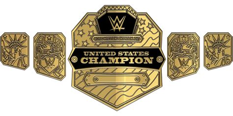 Wwe United States Championship Render Gold Credit To Uqueenfan1099