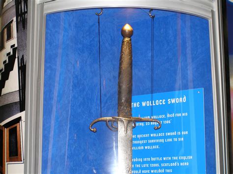 Steel blade, hilt and pommel. The William Wallace Sword (or The Weapon Of "Braveheart ...