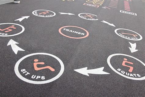 Our Fitness Trails Are Great Thermoplastic Playground Markings For Both