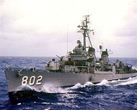 Uss Gregory Dd 802 At Sea Us Navy Photoreleased Navy Ships