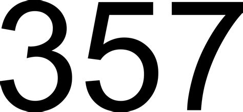 357 — триста пятьдесят семь натуральное нечетное число в ряду