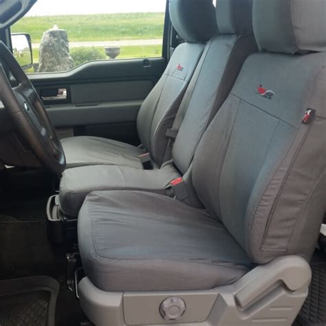 They are made with a thick material that keeps the seats protected, and they also have padding, which makes them very comfortable. 52103 | Bucket Seat Covers for Ford F150 Trucks | TigerTough