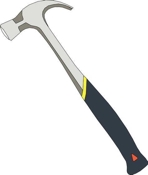 Black Handled Claw Hammer Clipart Free Download Transparent Png