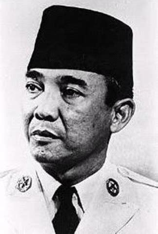 Beliaulah yang pertama kali membacakan teks. Soekarno timeline | Timetoast timelines