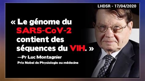 Люк антуа́н монтанье́ — французский вирусолог, кавалер ордена почётного легиона, лауреат нобелевской премии в области медицины и физиологии 2008 года. Luc Montagnier - YouTube