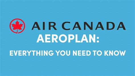 Air Canada Aeroplan Program Overview