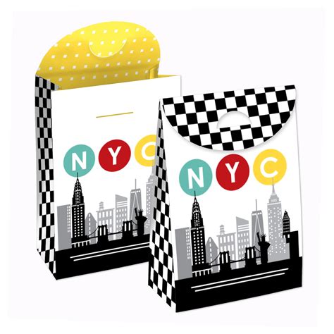 Big Dot Of Happiness Nyc Cityscape New York City T Favor Bags