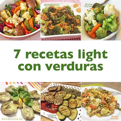 Prueba estas 10 recetas que te proponemos para llevar una dieta sana sin. 7 recetas light con verduras - Divina Cocina