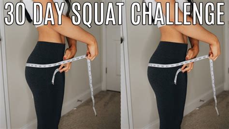 30 Day Squat Challenge Results Does It Work YouTube