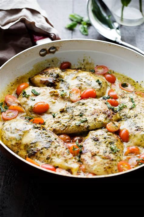 We will send you an email containing the ingredients list and method for this recipe as well as a link to access it on tesco real food. Creamy Pesto Chicken Recipe | Easy Chicken Breast Recipe