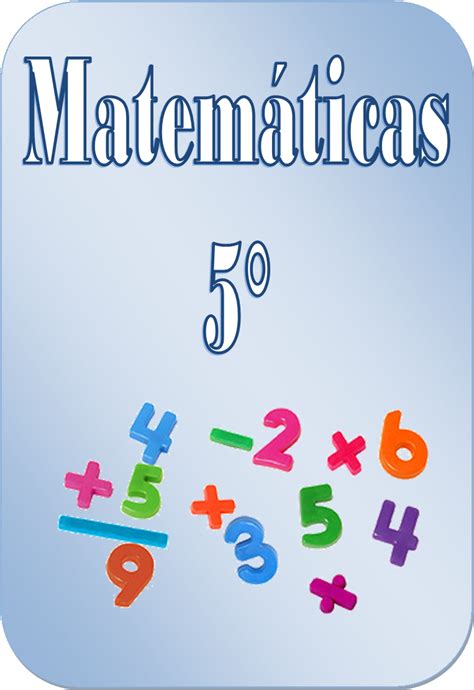 Cuadernillo De Ejercicios Matemáticos Para Quinto Grado Educación