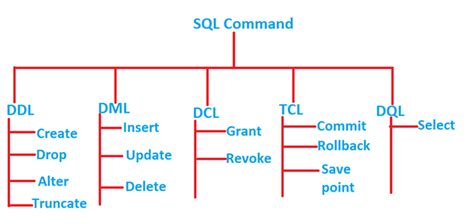 Sql Ddl Dml Dcl Dtl Dql Sql Commands With Examples
