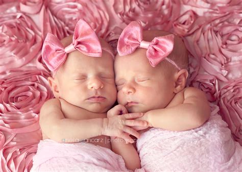 Cute Twin Baby Girls