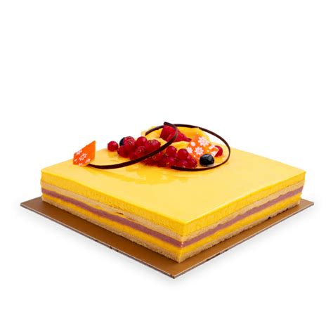 Mango Raspberry Cake Online Cake Delivery In Dubai Bakemart Gourmet