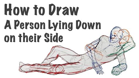 How To Draw A Person Lying Down On Their Side YouTube