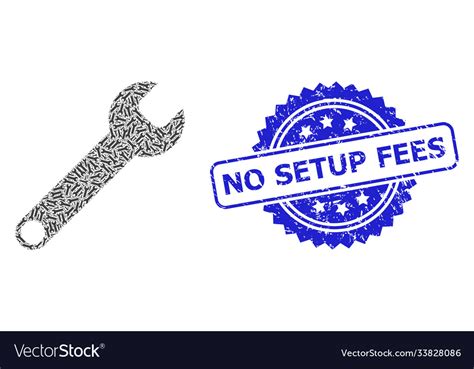 Textured No Setup Fees Stamp And Recursion Spanner