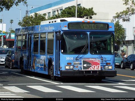 Santa Monica Big Blue Bus New Flyer D40lf 3808 1997 Santa Flickr